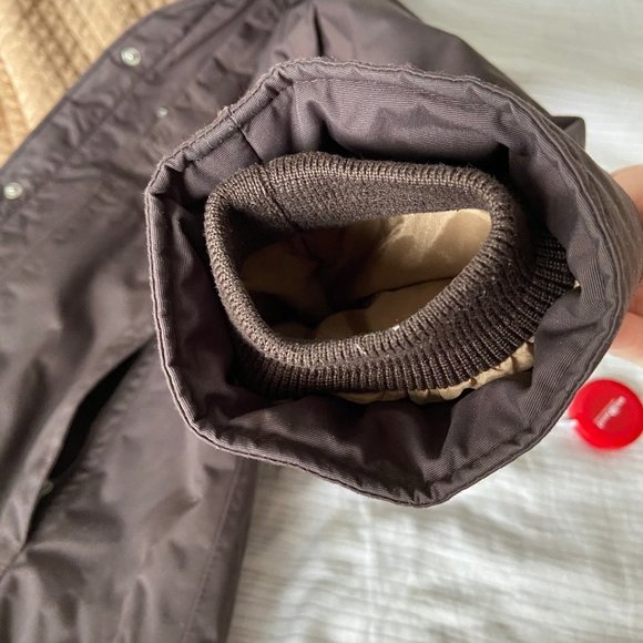 Land's End 3/4 Length Waxed Nylon Shell, Quilten Inner. Size XL EUC - Picture 12 of 16